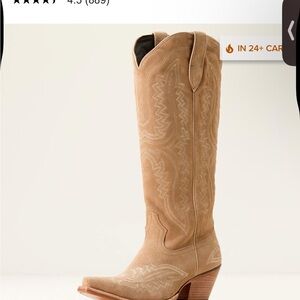 Casanova X Toe Western Boot ariat truly taupe